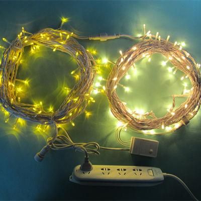 10m 100LEDs LED PVC Copper Wire Decor LED String Light