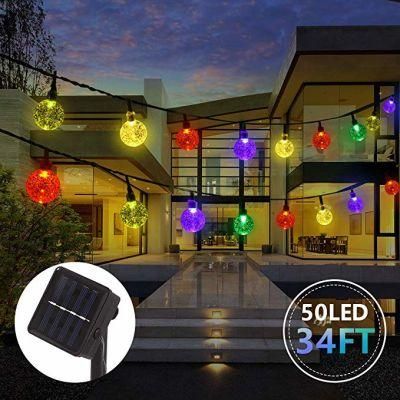 Multicolor Solar LED Garland for Festival Celebrate Wedding Christmas