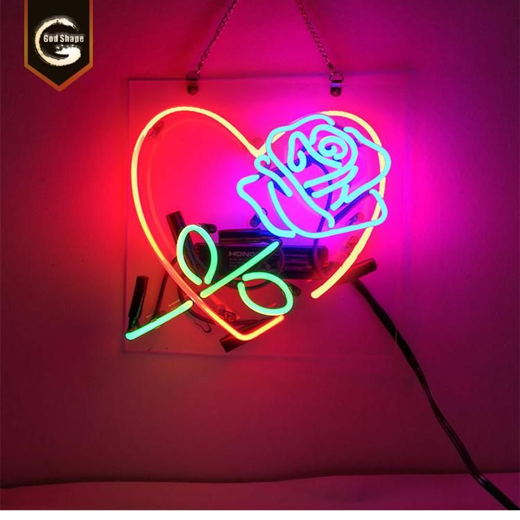 Acrylic LED Neon Open Sign Letters in Stars Shape