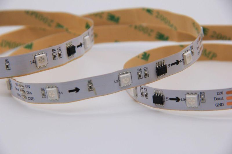 Addressable Ws2812 DC5V 144LED Flexible Programmable 5050RGB Magic LED Digital Strip