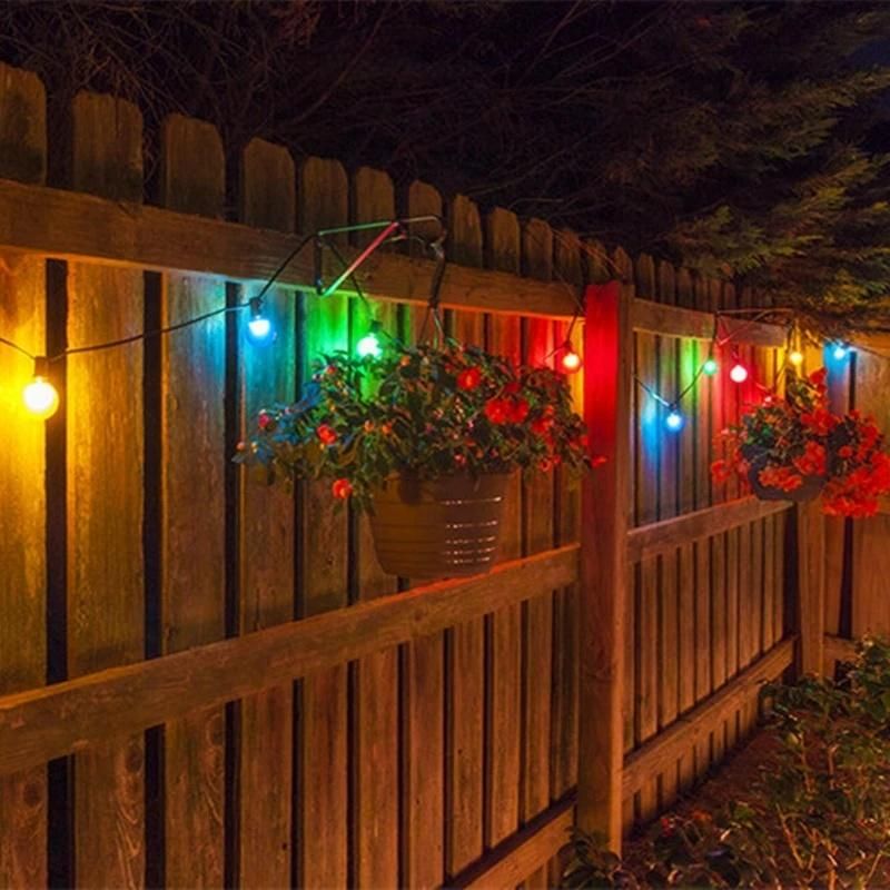 Patio Lights G40 Globe Party Christmas String Light with Multi Colors