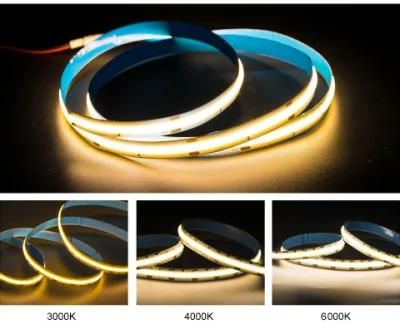 480LEDs Dotless Car COB LED Flexible Strip for Cabinet Lighting