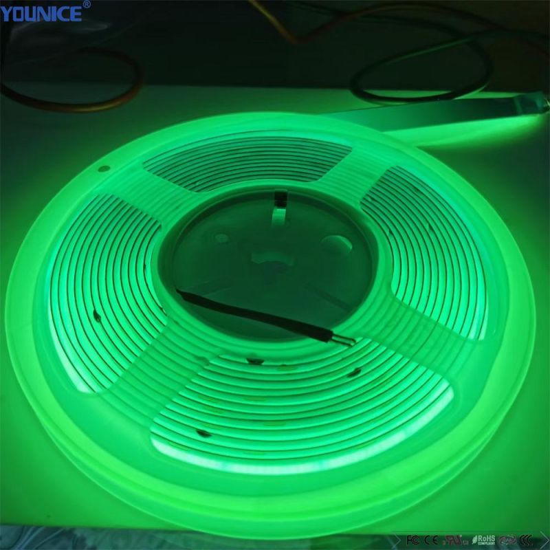 10mm Width DC12V Cut Unit 22.73mm LED Flexible COB Strip for Project