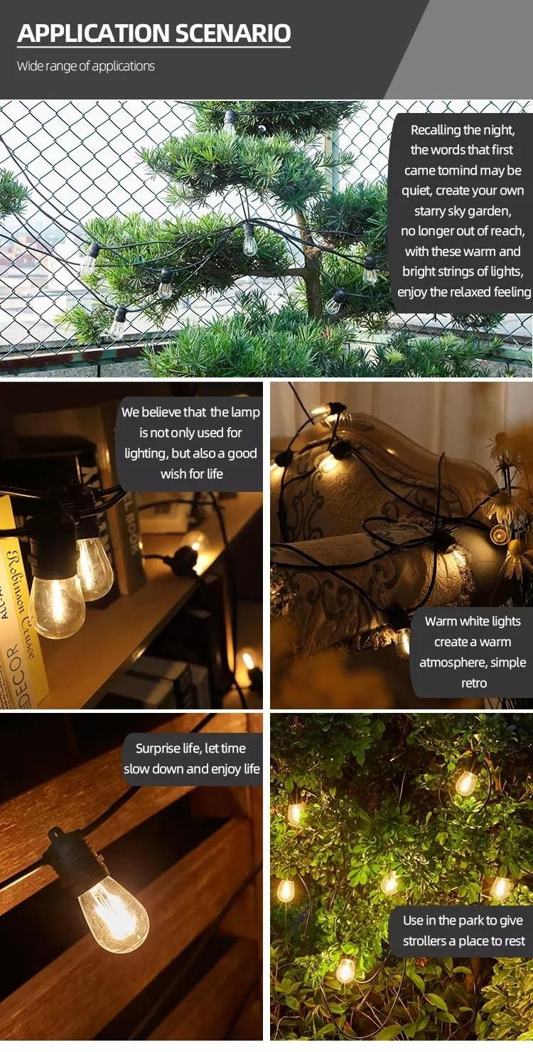 Holiday Decoration Festoon E27 Waterproof LED Belt Light