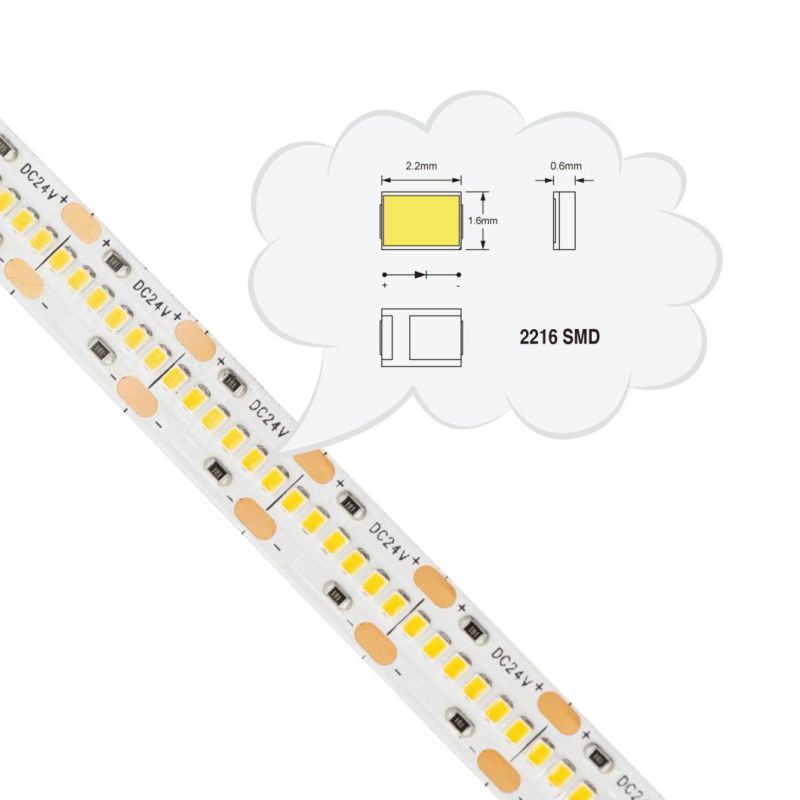 5years Warranty LED Strip Light SMD2216 420LEDs/M