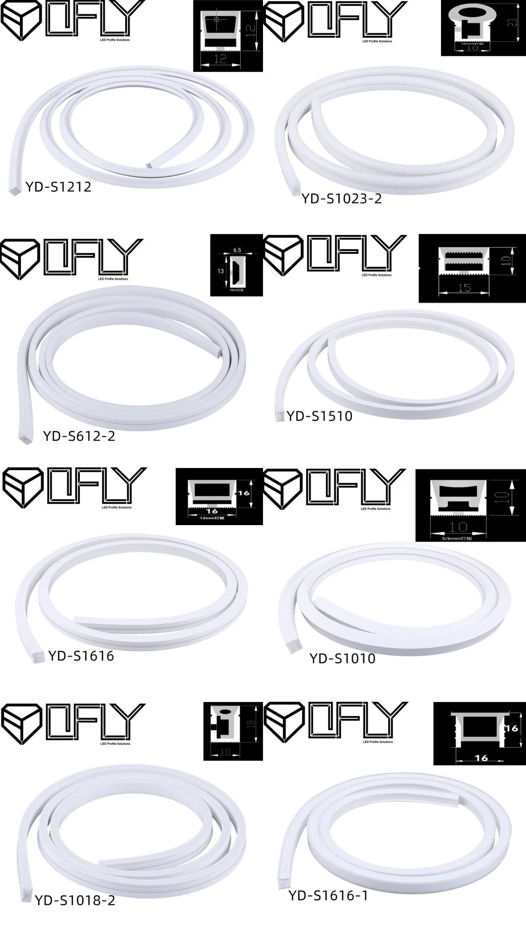 LED Strip Light Silicone Profile Surface Mounted Bendable Waterproof Profile Suitable for Internal and External 20*20