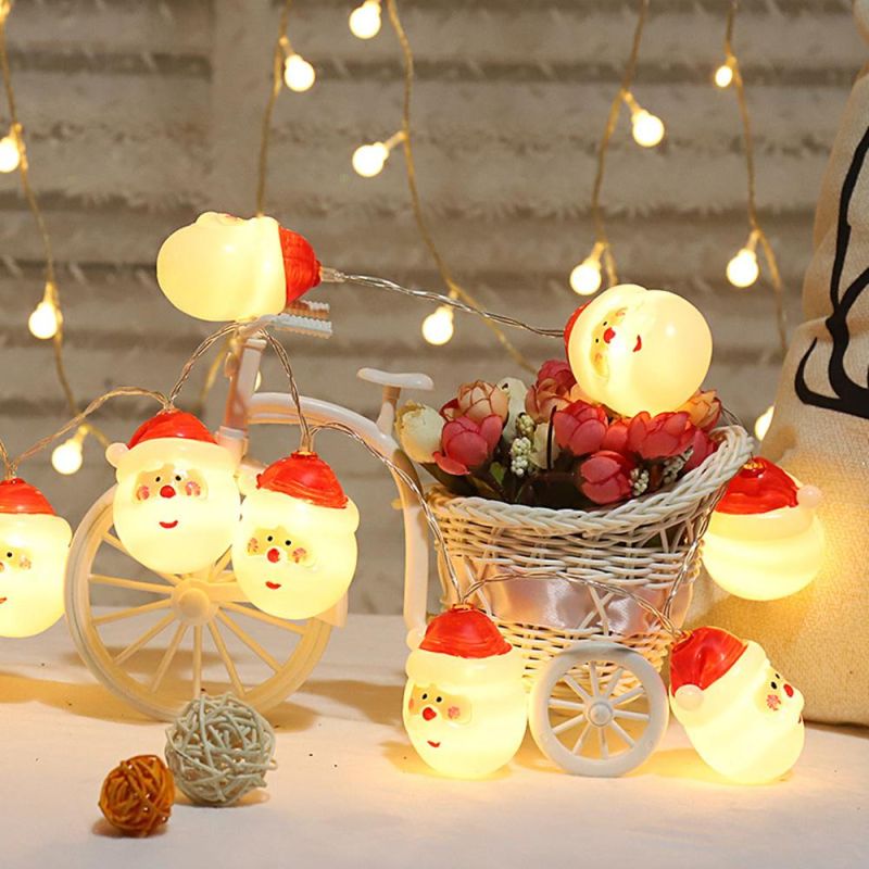 LED Christmas Decoration Lights Snowman Santa Claus Atmosphere Decoration Lights