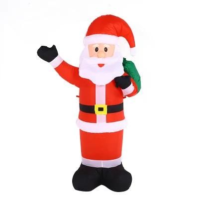 1.5m Christmas Inflatable Santa Claus Yard Art Decoration