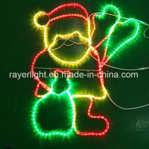 Cutsomized LED Animal Motif Peacock Flashing Rope Lights Christmas Decorations