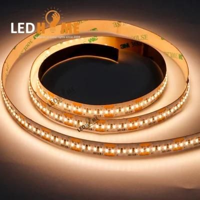 IP20 Epistar Chip DC24V 300LEDs 20W/M 3000K Warm White Flexible LED Strip SMD1808 with 3 Years Warranty