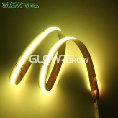 Ra&gt;90 IP20 DC12V/ DC24V Warm White LED COB Strip Room Light with CE Rosh