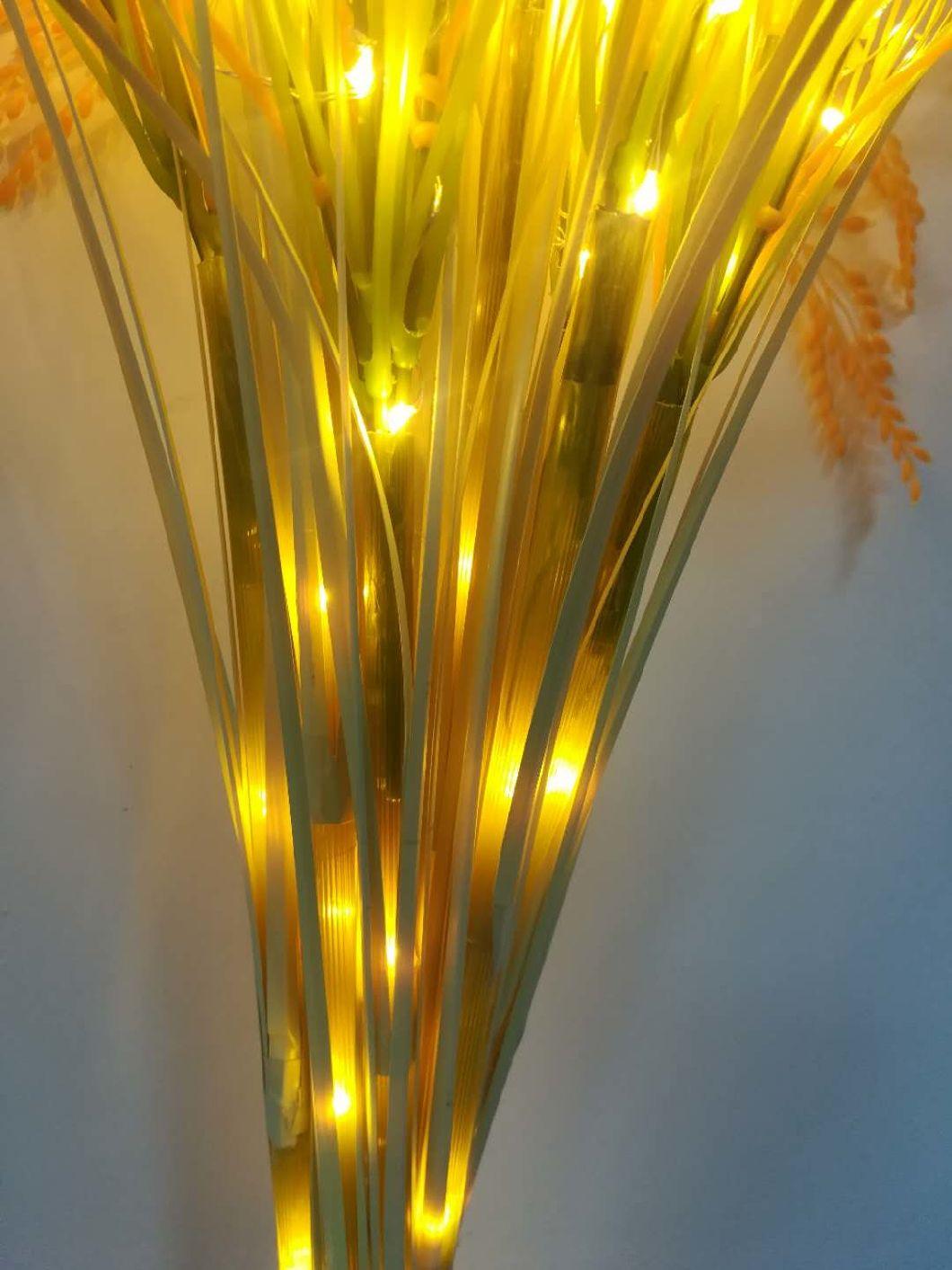 Factory Wholesale Natural LED Wheat Grass Outdoor Christmas Lights