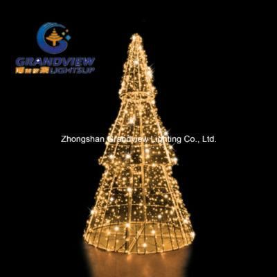 Warm White 3D Pine LED Christmas Tree