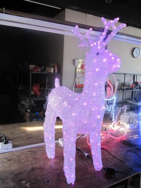 Lighted Holiday Light Outdoor Reindeer Christmas Light Outdoor Christmas Reindeer Light