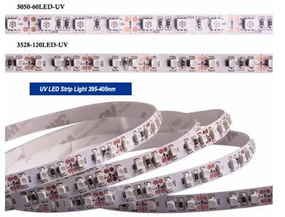 UV Flexible LED Strip Light SMD3528 (365-370nm)