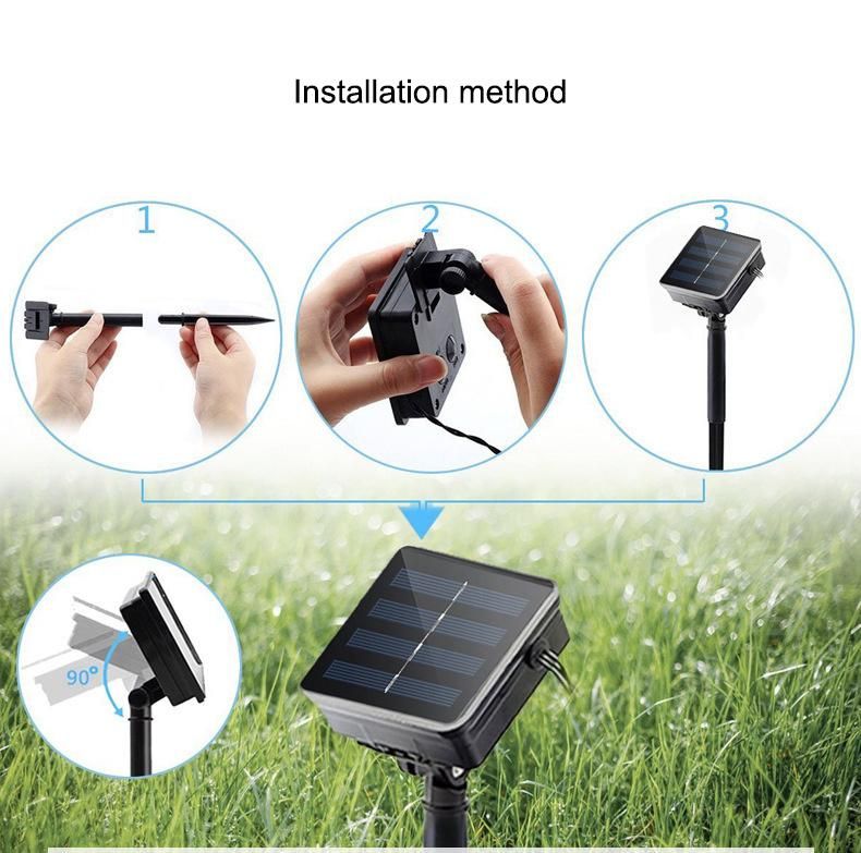 LED Shell Outdoor Waterproof Garden Decorative Light Solar Light String