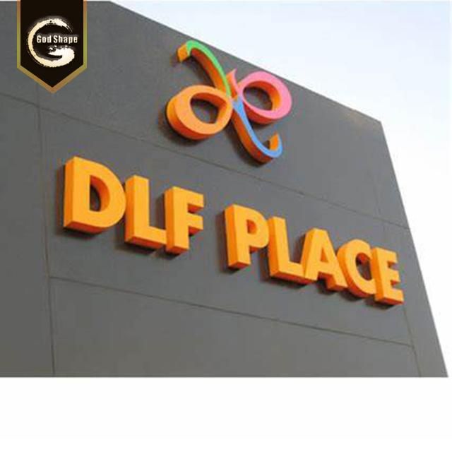 Laser Cut Brushed Channel Letter and Number Stainless Steel 3D Letters Sign