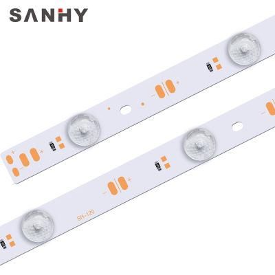 170 Degree 12V Casing LED Strip Light LED Diffuse Reflection Curtain Type 2835 2838 3030 LED Light Aluminum Strip