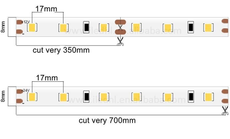 Wholesale 12 Volt Tape Lights Flexible 12V 2835 SMD LED Strip Light for LED Mirror