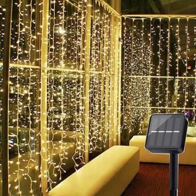 Outdoor Garden Xmas Solar Starry Star Fairy Garland Light