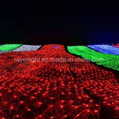 5m*3m Holiday Waterproof Colored LED Net Lights