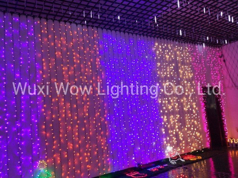 Outdoor Indoor Connectable LED Curtain Lights Christmas Light String Lights Christmas Outdoor Curtain