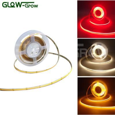 Dimming 4000K Nature White 384LEDs/M LED Flexible COB Strip for Kitchen House Decoration