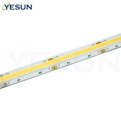 CRI90 24VDC 2700+6500K CCT Dimmable 1008LEDs/M DOT Free COB LED Linear Strips with 180&deg; Beam Angle