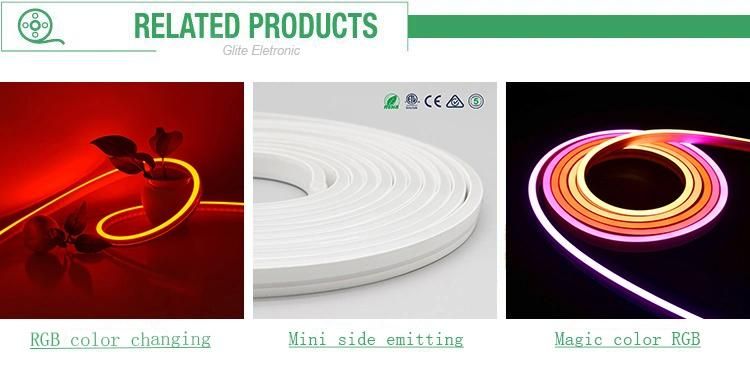 High Quality 2835 120LED 0815neon Flexible LED Strip Warm White Waterproof IP65 Strip