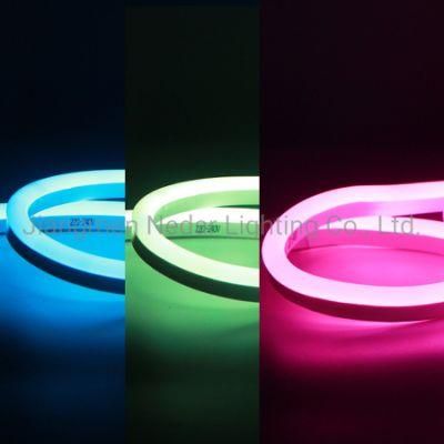 Flexible Holiday Decorative Project 8*16 RGB DMX512 5050 13W Indoor/Outdoor Waterproof LED Neon Light