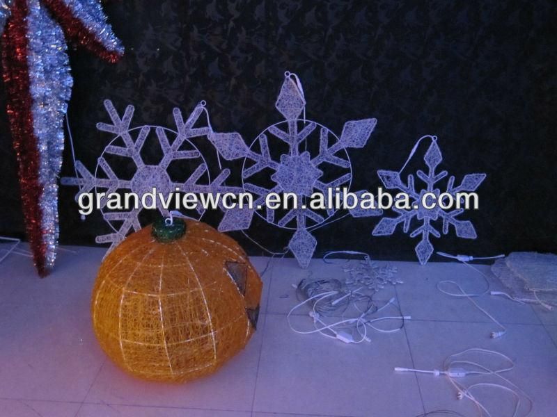 LED Snowflake Light for Holiday and Christmas Decoration