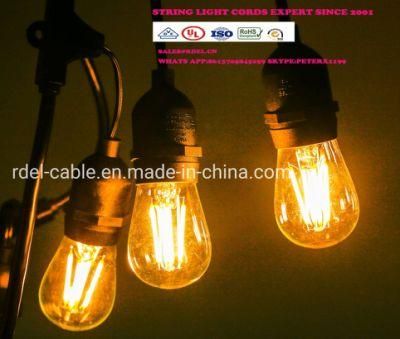 Power Cord Commercial LED String Lights (E26/E27 inline)