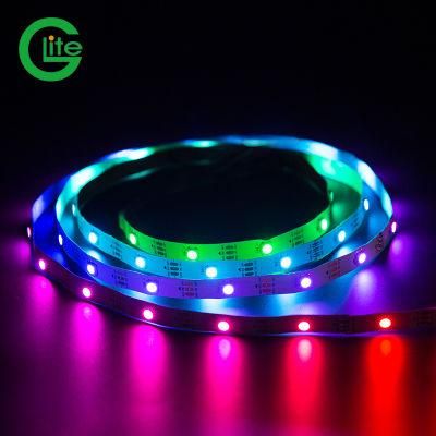 High Quality CE RoHS RGB Addressable Dream Color 30LED LED Strip Ws2812 Pixel