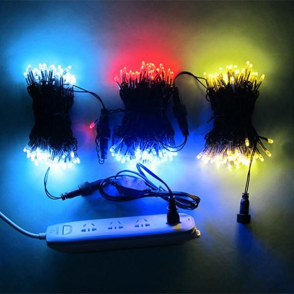 220V 10m 100LEDs Warm White Outdoor Christmas Decorative LED String Light