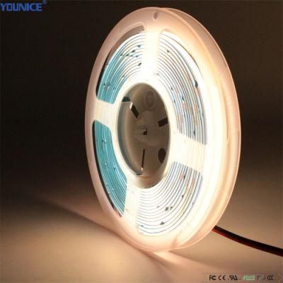 8mm Width Ra 90 DC12V 528LEDs/M 45.45mm Cut Unit LED COB Strip