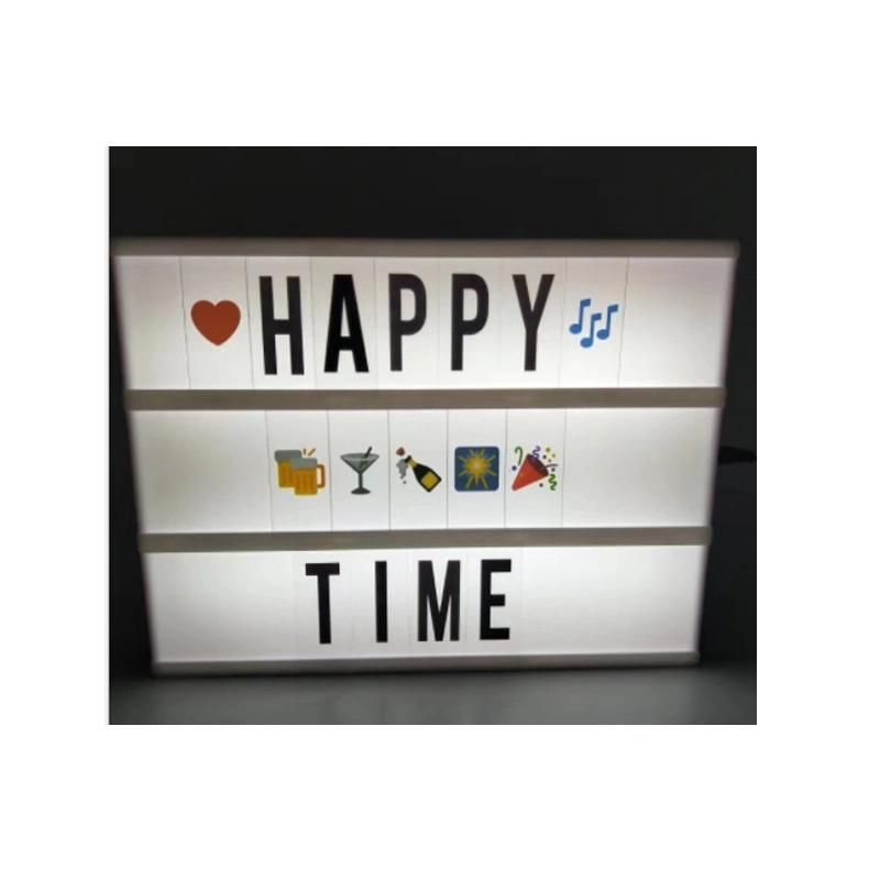 LED Luminous Letter Light Box Birthday Party Toy A4light Box