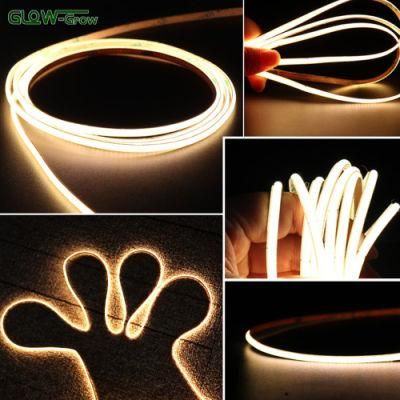 5m 608LEDs/M Dual Color 3000K-6000K CCT Flexible COB LED Strip for Project Decoration