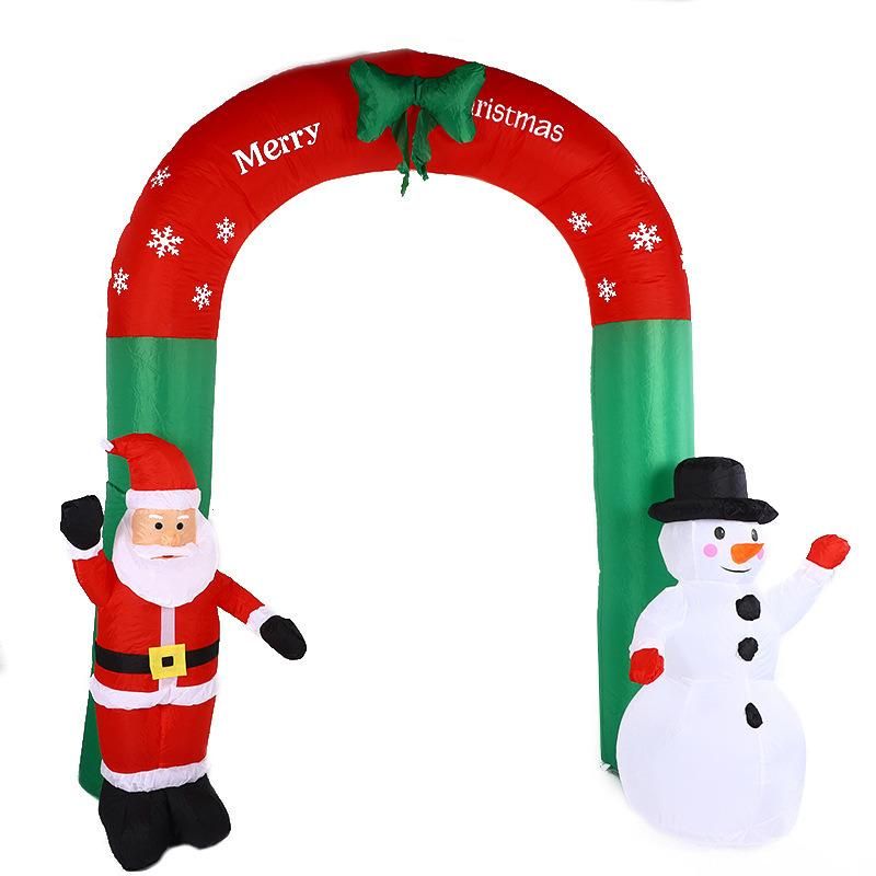 Inflatable Santa Claus 4FT Christmas Blow-up Yard Decoration with LED