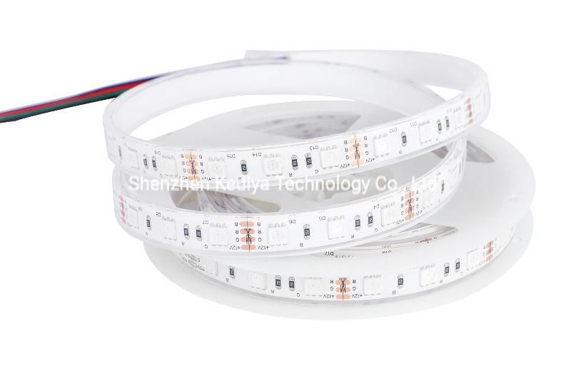 High Quality 14.4W SMD5050 Waterproof 60LEDs/M LED Flexible RGB LED Strip Light