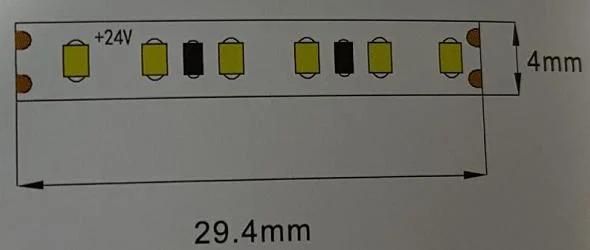 SMD LED Strip Light 2216 204LEDs/M DC24vfor Backlight