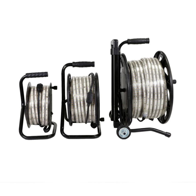 220V/230V High Brightness 1500lm/M 2835-180 Portable Reel LED Strip 15m Kit 6000K