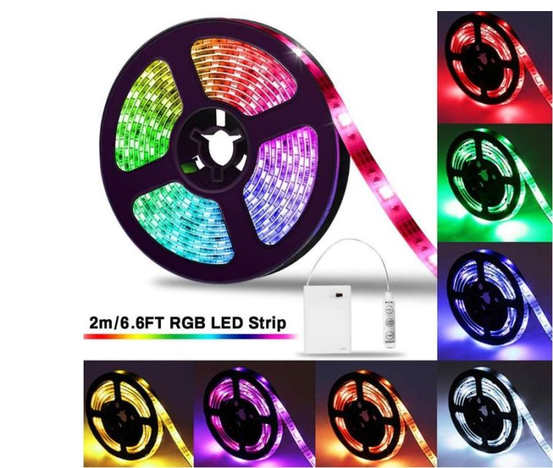 Bluetooth LED Strips Lights 5050 Waterproof Tape DC 12V RGB Flexible Strip