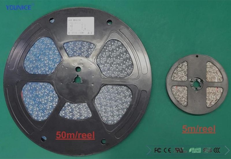 50m/Reel Whole PCB Without Welding 100mm Free Cut S-Type Linear Light Strip