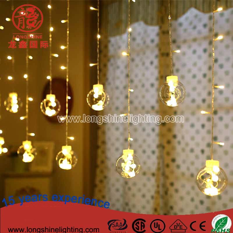 LED Lighting Outdoor Dripping Christmas Decoration Warm White Icicle Lights