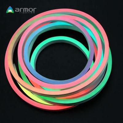 LED Neon Lights Strip 12V 24V Silicone Neon Colorful for Party Christmas Decoration Lights