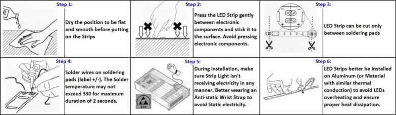 Constant Current LED Strips with 2835 SMD