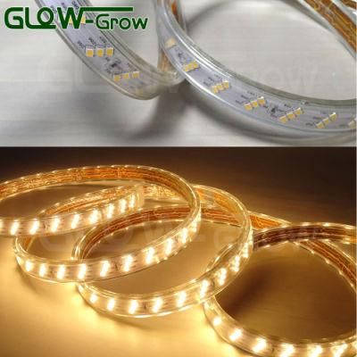 3000K Warm White SMD 2835 180 (60*3) L IP65 LED Strip Light with AC/DC Converter