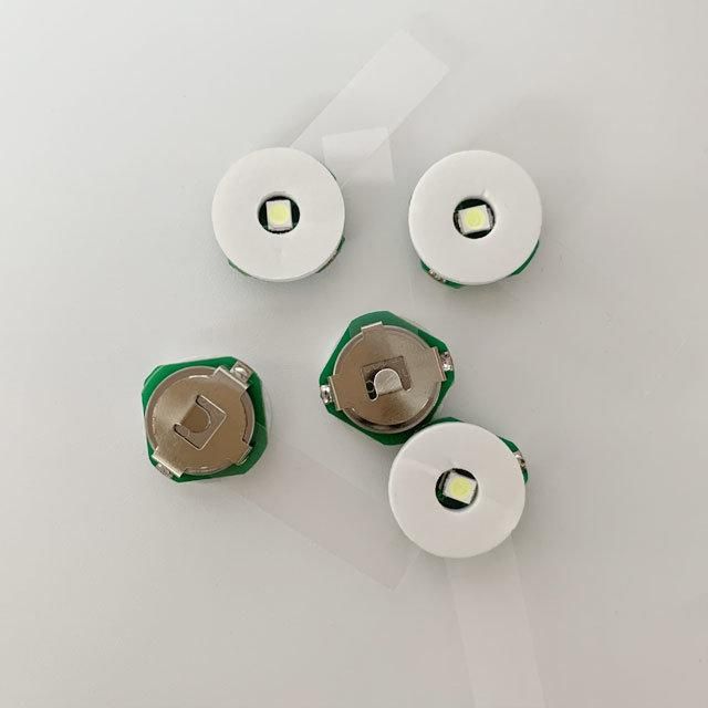 LED Round PCB for Mini Light, LED Circular Mini Lights PCB for Display Battery Power LED Flashing Module, Button Battery Operated LED Lights for Pop