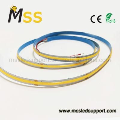 Supper Quality 14.4W/M Bendable Flexible White COB LED Strip Ra 80 90