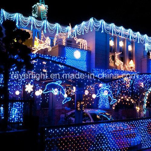 Commercial LED Diamond Wedding Festival Garden Christmas Decoration LED Curtain Light